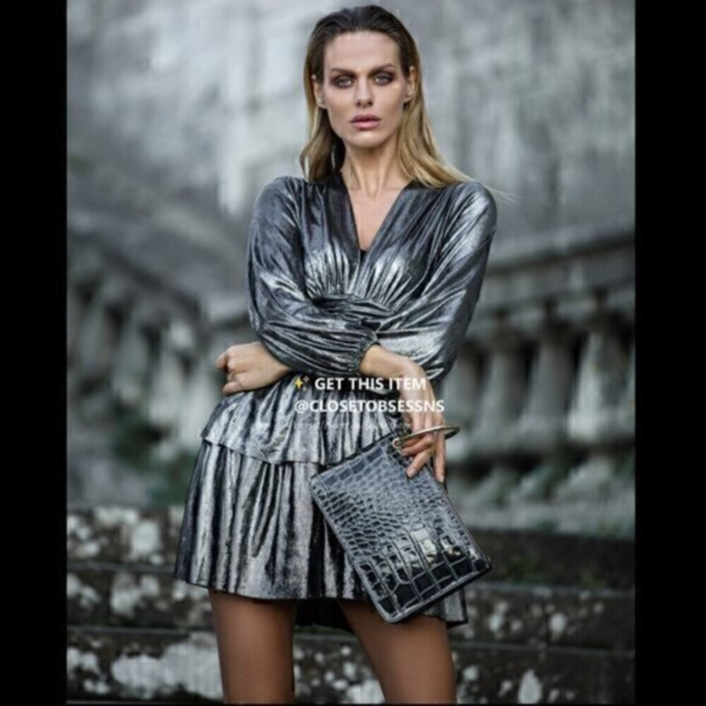 ZARA V-Neck Mini Dress